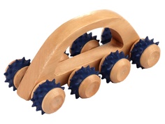 Массажер Onlitop Гусеница универсальный, с ручкой, 8 колёс, 15x6.8x6.5cm 6945212