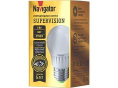 Лампочка Navigator NLL-G45-6-230-2.7K-E27-FR-SV 80 542