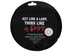Бабл-маска Beauty Fox Act Like a Lady с коллагеном и дыняй 25ml 5485056