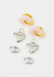 Серьги 3 пары Love Republic
