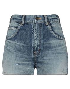 Джинсовые шорты Saint Laurent