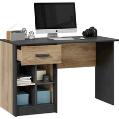 Стол письменный с ящиком ТриЯ Рико ТД-340.15.02 белый глянец/матера/яблоня беллуно Triya