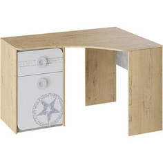 Стол угловой ТриЯ Мегаполис ТД-315.15.03 бунратти/белый с рисунком Triya