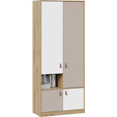 Шкаф комбинированный ТриЯ Марвин ТД-345.07.26 глиняный серый/белый/яблоня беллуно Triya