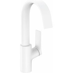 Смеситель для раковины Hansgrohe Vivenis с донным клапаном, белый матовый (75030700)