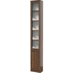 Шкаф комбинированный Олимп В-21 дуб кальяри/ Masa Decor дуб кальяри/профиль: Masa Decor дуб кальяри/стекло Olimp