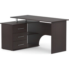 Стол компьютерный СОКОЛ КСТ-09 левый венге