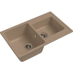 Кухонная мойка Ewigstein Elegant E-80D крем