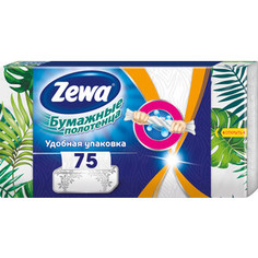 Бумажные полотенца Zewa в коробке 75 шт (43163)