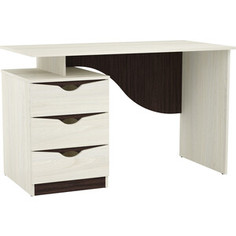 Стол письменный Олимп 33.23 Лючия ясень анкор светлый/венге/белый Olimp