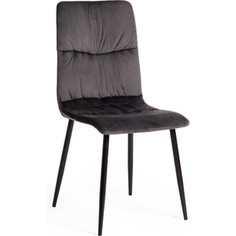 Стул TetChair Furla (mod. 4816) металл/вельвет 89х56х44 серый