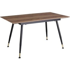 Стол R-home Месси раскладной 120-160x80 натуральный орех