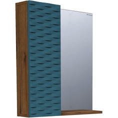 Шкаф-зеркало Grossman Альба 65 левое, веллингтон/бриз (206502)