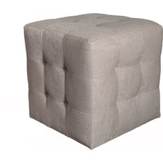Пуф Мебелик Релакс 400 ткань серый беж