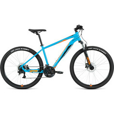 Велосипед Forward Apache 27.5 3.2 Disc (2021) 17 бирюзовый/оранжевый