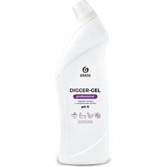 Чистящее средство GRASS Professional Digger-Gel для прочистки канализационных труб, 1 л(125569)
