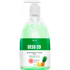 Дезинфицирующее средство GRASS DESO C9 гель ананас на основе изопропилового спирта, 500 мл(125558)