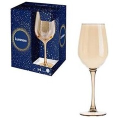 Набор бокалов для вина 4 предмета Luminarc Золотой мед 350 мл (P9304/0)