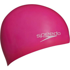 Шапочка для плавания детская Speedo Plain Moulded Silicone Cap Jr, 8-70990F290, силикон, фуксия