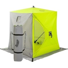 Палатка для зимней рыбалки Premier Fishing Куб утепл. 1,8х1,8 yellow lumi/gray (PR-ISCI-180YLG)