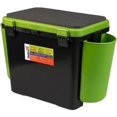 Ящик для зимней рыбалки Helios FishBox односекционный (19л) зеленый