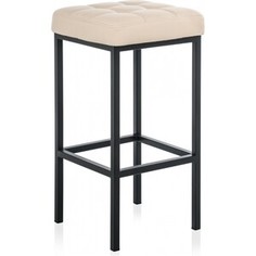 Барный стул Woodville Лофт кожзам d1/ черный матовый