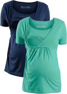 Футболка для беременных (2 шт.) Bonprix