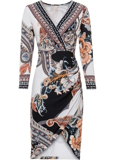 Платье с эффектом запаха Bonprix