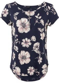 Футболка с молнией Bonprix