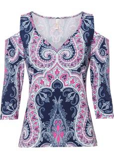 Футболка с вырезами Bonprix