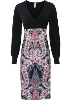 Платье с рукавами-баллонами Bonprix