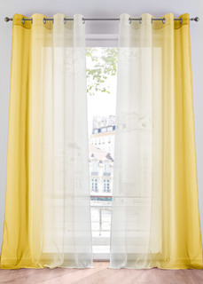 Гардина с градиентом (2 шт.) Bonprix