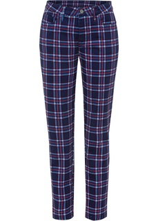 Брюки стрейч в клетку Bonprix