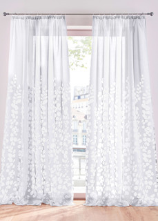 Гардина с листьями (1 шт.) Bonprix