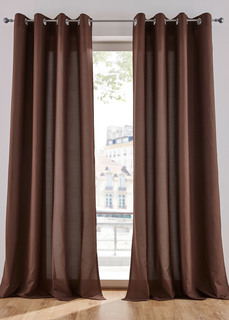 Штора из микроволокна (2 шт.) Bonprix