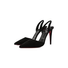 Замшевые туфли Astrid Sling 100 Christian Louboutin
