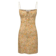 Шелковое платье Saint Laurent