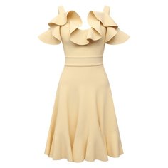 Платье из вискозы Alexander McQueen