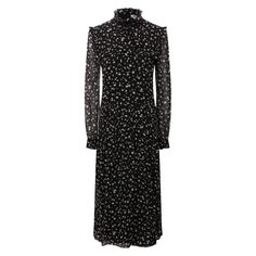 Шелковое платье Saint Laurent