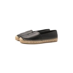 Кожаные эспадрильи Espadrille Saint Laurent