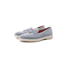 Замшевые лоферы Yalta Santoni