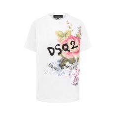 Хлопковая футболка Dsquared2