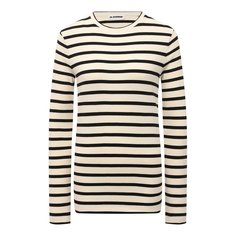 Хлопковый пуловер Jil Sander