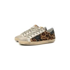 Комбинированные кеды Superstar Golden Goose Deluxe Brand