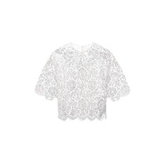 Топ из вискозы и хлопка Valentino