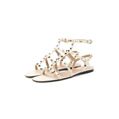 Кожаные сандалии Rockstud Valentino