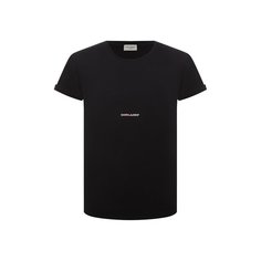 Хлопковая футболка Saint Laurent