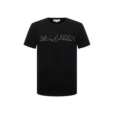 Хлопковая футболка Alexander McQueen