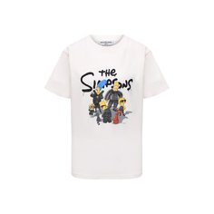 Хлопковая футболка Balenciaga x The Simpsons Balenciaga