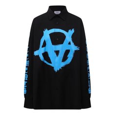 Хлопковая рубашка VETEMENTS